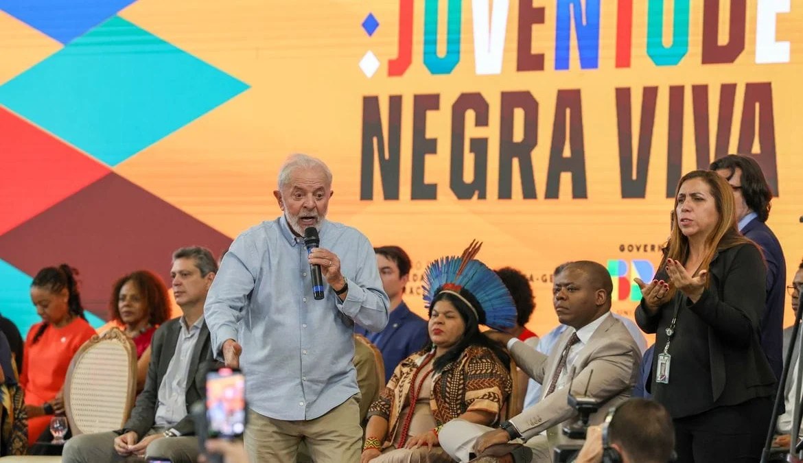 O presidente Luiz Inácio Lula da Silva lançou, nesta quinta-feira (21), o Plano Juventude Negra Viva