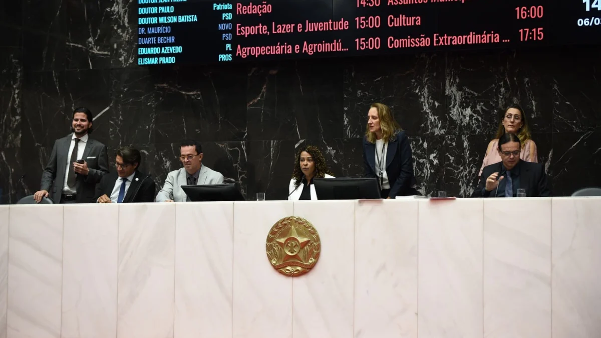 Plenário recebe projeto sobre distribuição de recursos do FEM 1 Mensagem do governador lida na Reunião Ordinária de Plenário trouxe projeto que corrige alocação de recursos do Fundo Estadual