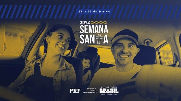 A Polícia Rodoviária Federal (PRF) inicia nesta quinta-feira (28/03) a Operação Semana Santa