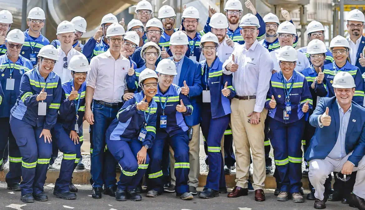 O presidente Luiz Inácio Lula da Silva participou, nesta quarta-feira (13), da inauguração do Complexo Mineroindustrial da EuroChem,