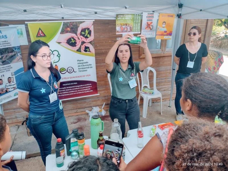 Timóteo realiza atividade em homenagem do Dia Mundial das Águas 1 Dia Mundial da Água e Caravana das Águas