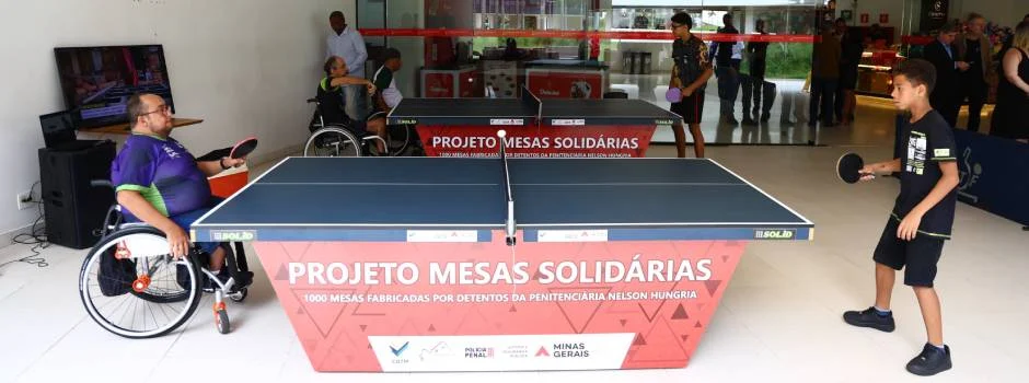 A iniciativa faz parte do projeto Mesas Solidárias, uma iniciativa da Secretaria de Estado de Justiça e Segurança Pública (Sejusp),
