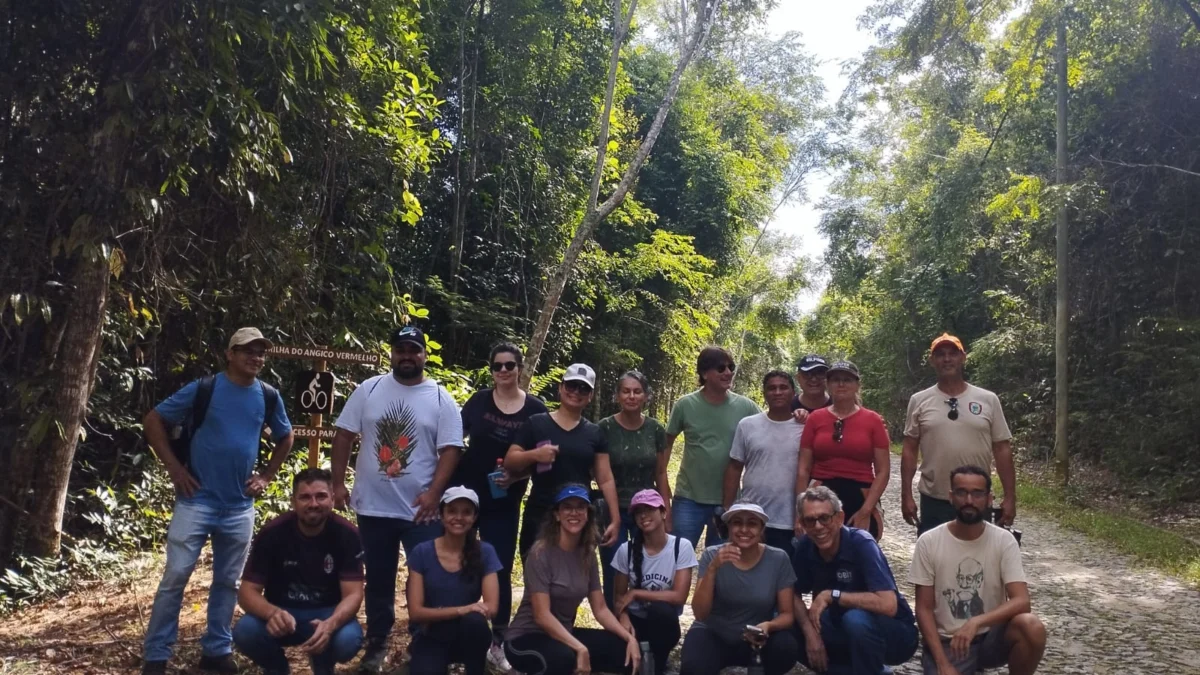 Alunos e professores do mestrado em Gestão Integrada do Território (GIT), da UNIVALE, fizeram uma visita técnica ao Parque Estadual do Rio