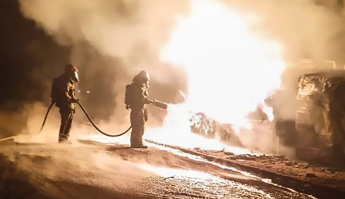 Caminhão-tanque tomba e incendeia casas em Belo Horizonte 1 Um caminhão-tanque tombou na madrugada desta quinta-feira (14) no bairro Goiânia, em Belo Horizonte, próximo ao Anel Rodoviário