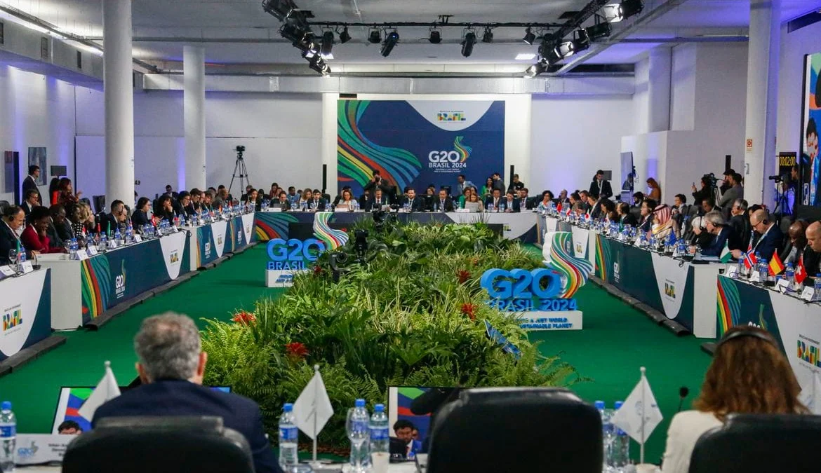 A probabilidade de que a economia global desacelere de forma suave aumentou, informou um documento divulgado pela presidência do G20