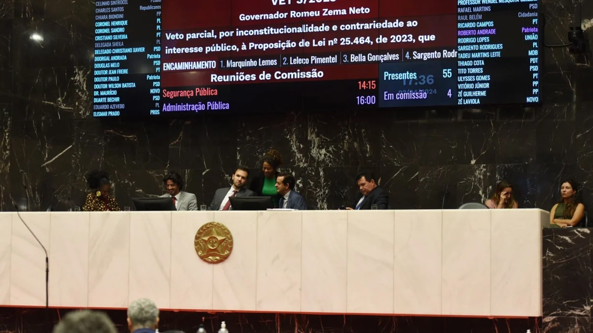 Plenário mantém três vetos do governador 1 Alguns dos vetos do governador encontraram resistência de parte do Plenário da Assembleia