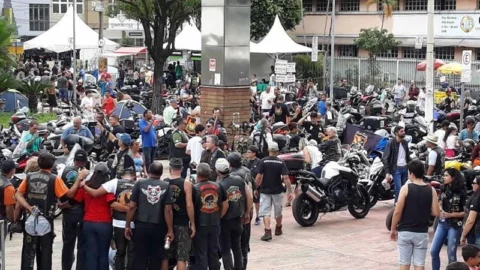 Encontro mobiliza motociclistas no aniversário de 60 anos de Timóteo 3 Encontro mobiliza motociclistas no aniversário de 60 anos de Timóteo