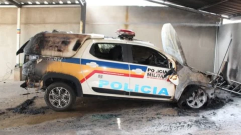 Polícia Civil prende suspeito de atear fogo em viatura da PM