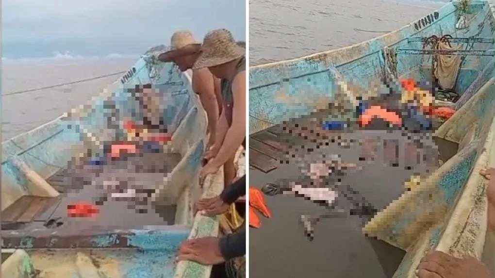 Embarcação é encontrada no Pará com vários corpos em decomposição 1 Um barco foi encontrado à deriva com alguns corpos já em decomposição, em um rio localizado na região de Salgado, no nordeste do Pará