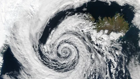 Ciclone extratropical começa a se formar na Argentina