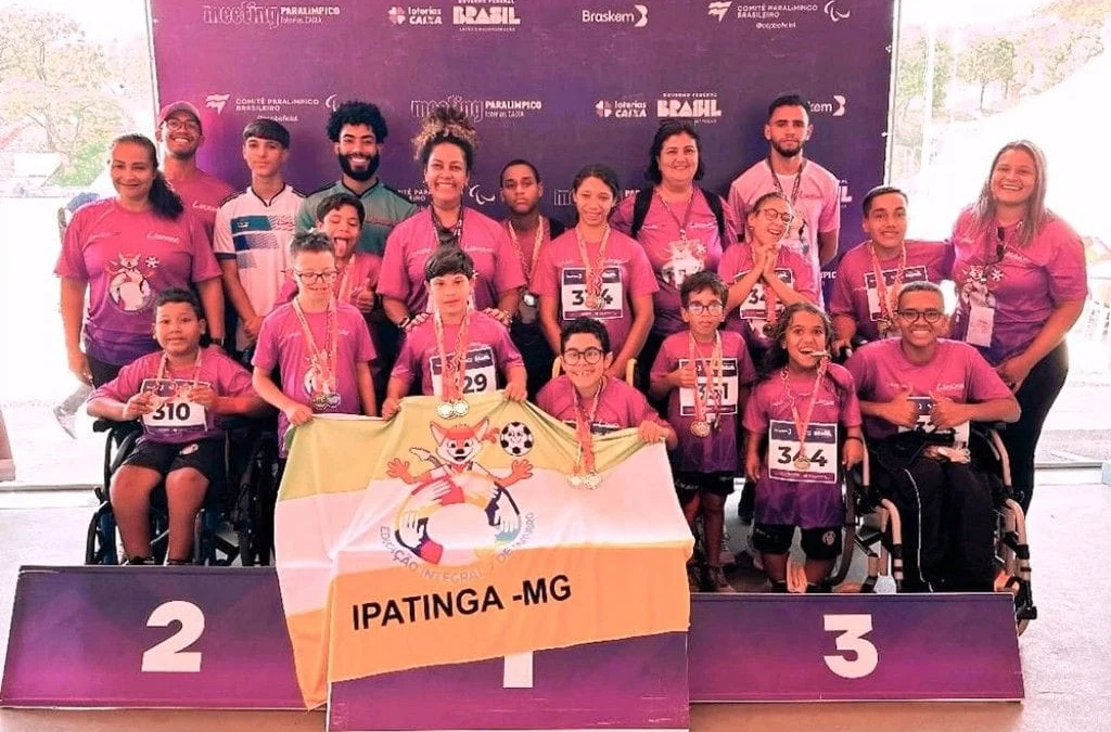 Os atletas de Ipatinga brilharam no Meeting de Atletismo Paralímpico, realizado no último final de semana, em Belo Horizonte