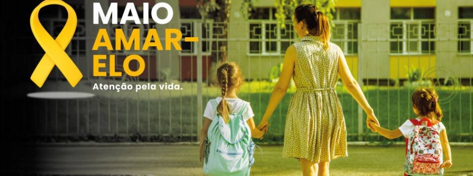 Educação promove campanha Maio Amarelo para conscientização sobre o trânsito nas escolas da rede estadual 1 Maio Amarelo 2024 site 1 1