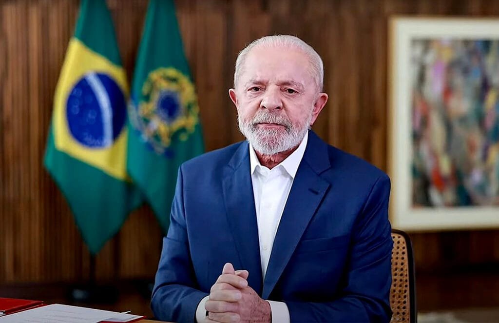 O presidente Luiz Inácio Lula da Silva participa na manhã desta quarta-feira (23/10) por videoconferência na reunião ampliada da 16ª Cúpula