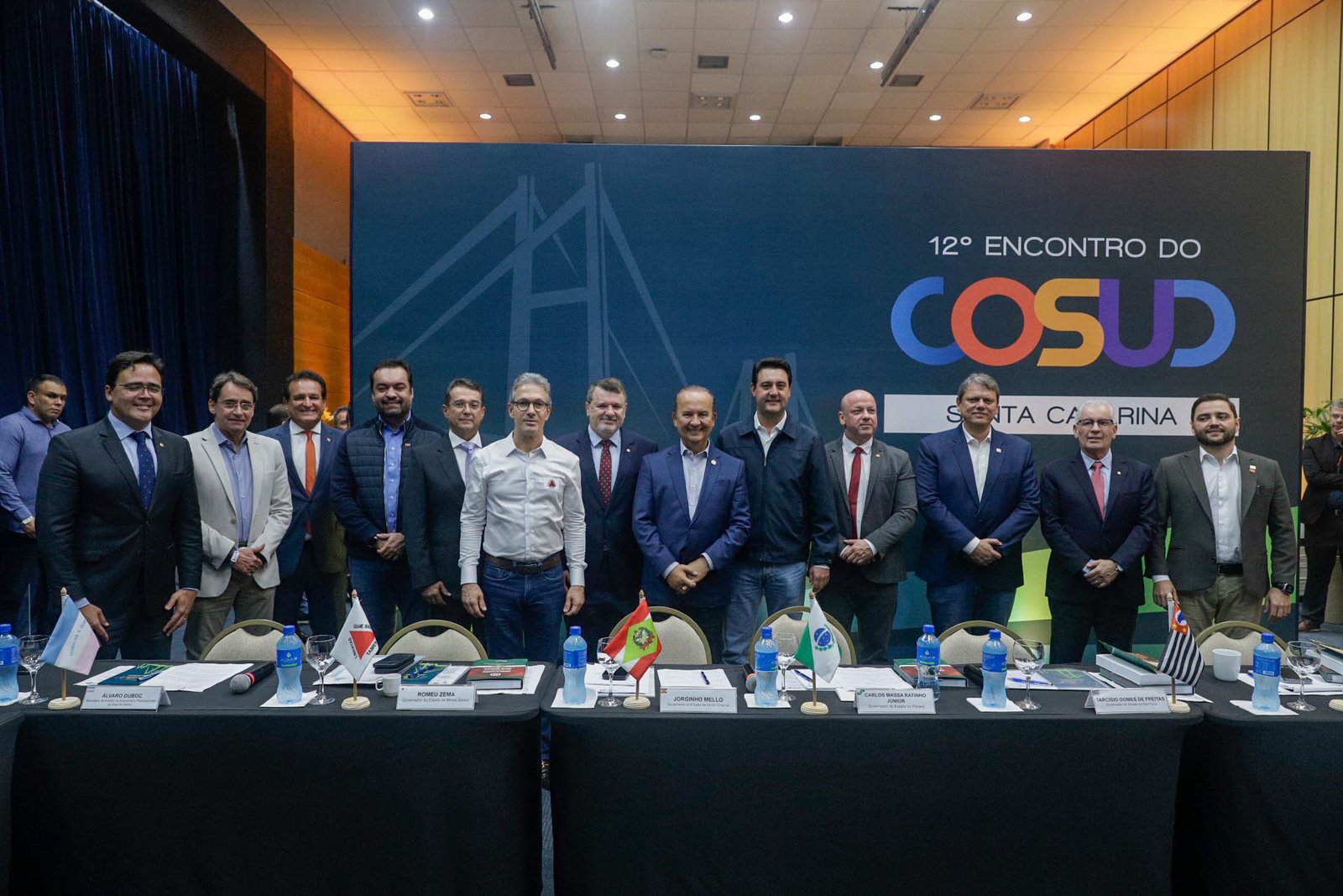 Governadores do Sul e Sudeste anunciam formalização do Cosud e criam Conselho de Administração