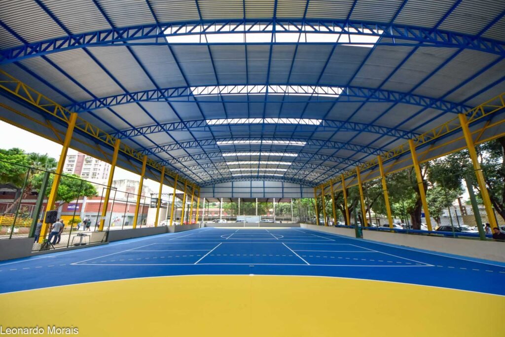 Praça de Esportes ganha mais uma Quadra Poliesportiva Coberta 1 17349896678383713688497718187126