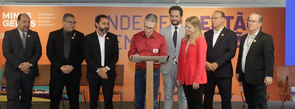 O governador Romeu Zema participou da cerimônia de anúncio do recurso, na Cidade Administrativa, em Belo Horizonte, e destacou