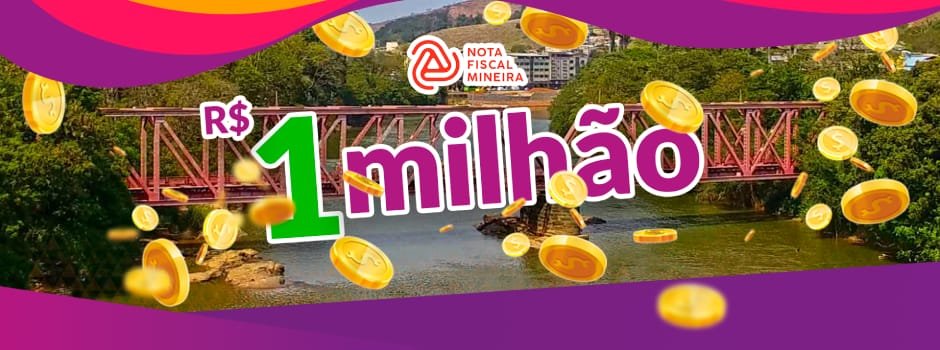 Moradora de Ponte Nova leva o grande prêmio de R$ 1 milhão da Nota Fiscal Mineira 1 Uma compra de supermercado no valor de R$ 73,72 rendeu para uma moradora de Ponte Nova, na Zona da Mata, o grande prêmio de R$ 1 milhão