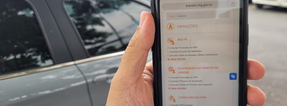 Também está sendo desenvolvido um canal de consulta e realização dos serviços referentes a infrações e controle do condutor de maneira 100%