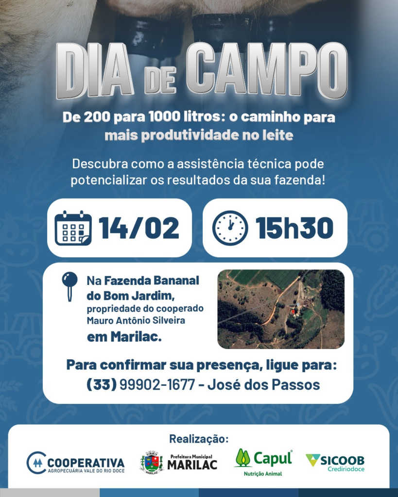 Dia de Campo da Cooperativa: como a assistência técnica levou uma fazenda de 200 para 1.000 litros de leite por dia 1 image 63