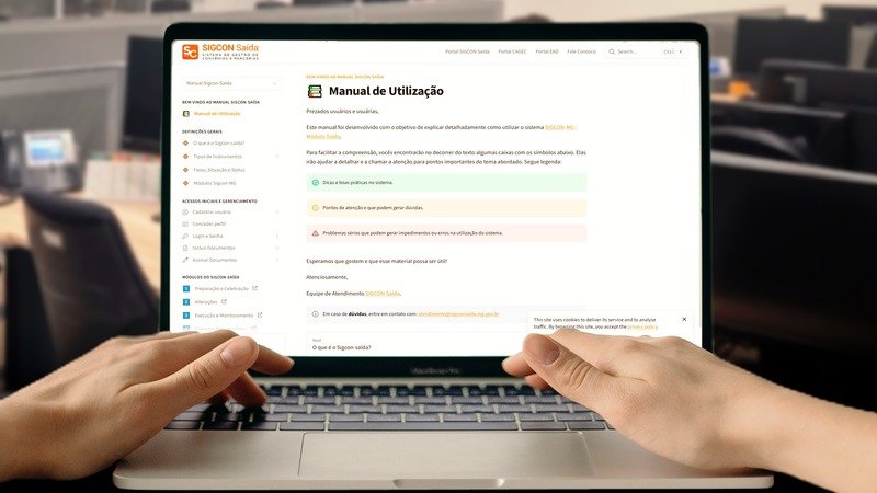 Novo Manual Sigcon promete facilitar realização de parcerias e convênios com Governo de Minas 1 O sistema tem como finalidade propiciar o gerenciamento de instrumentos como convênios e parcerias, que envolvem obrigações e a saída