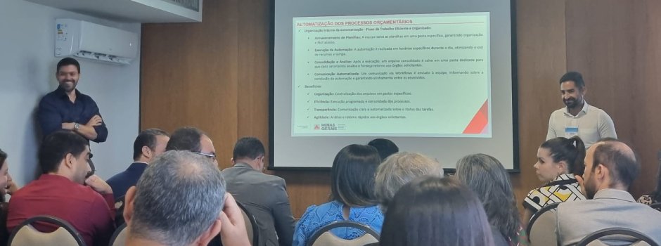 Seplag compartilha experiência com automatização orçamentária em Fórum Nacional dos Secretários de Estado do Planejamento 1 O evento promovido pelo Conselho Nacional de Secretários de Estado de Planejamento (Conseplan) reuniu cerca de 150 especialistas de todo