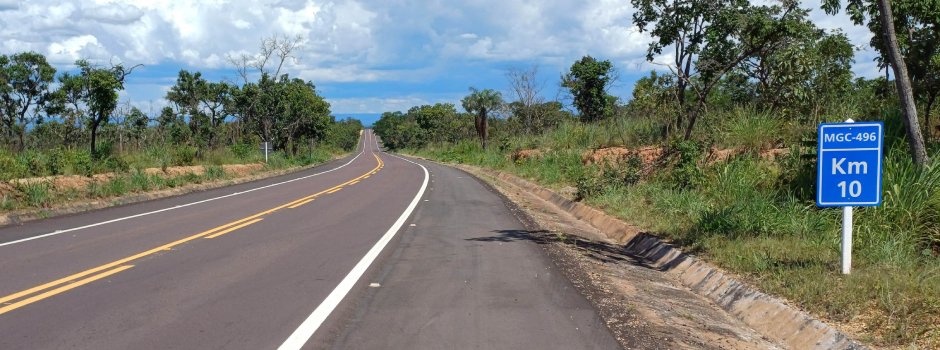 Governo de Minas finaliza a recuperação da rodovia que liga Corinto e Pirapora 1 Com a melhorias das condições da MGC-497 é possível aumentar a acessibilidade dos municípios