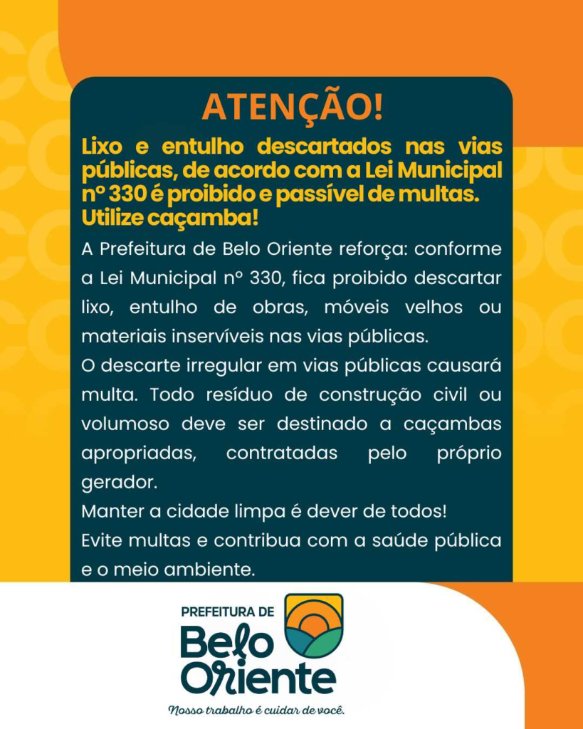 Atenção, população de Belo Oriente! 1 image 108