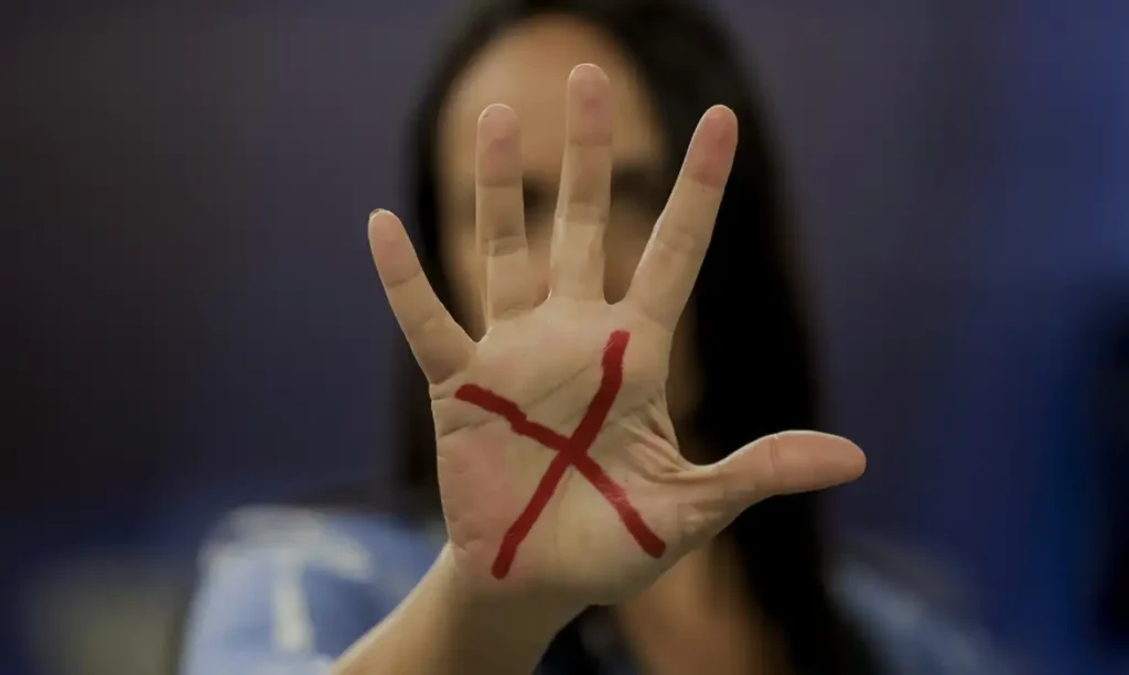 Mulheres vítimas de violência