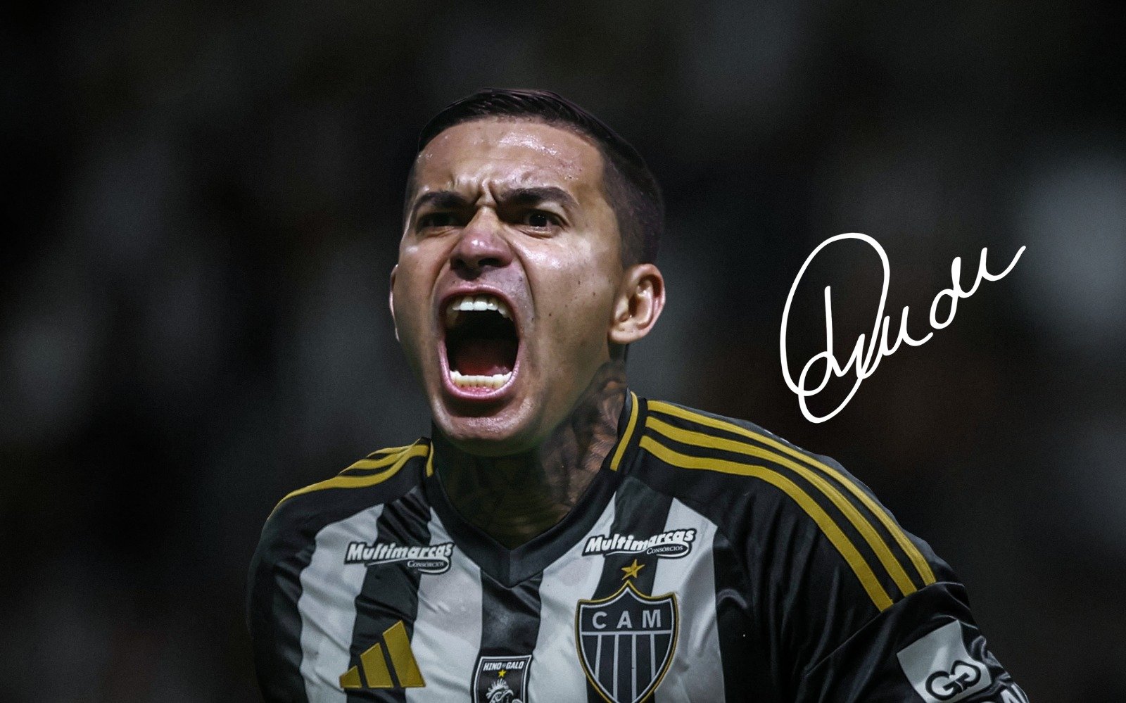 O atacante Dudu é o novo reforço do Galo para a temporada
