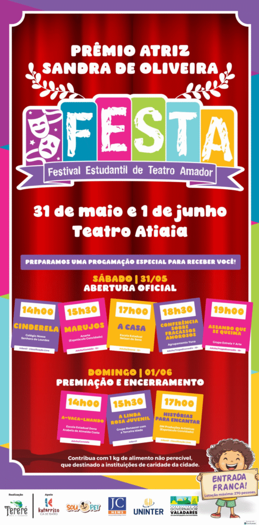 Festival Estudantil de Teatro Amador promete emocionar e revelar talentos em Governador Valadares 1 image 141