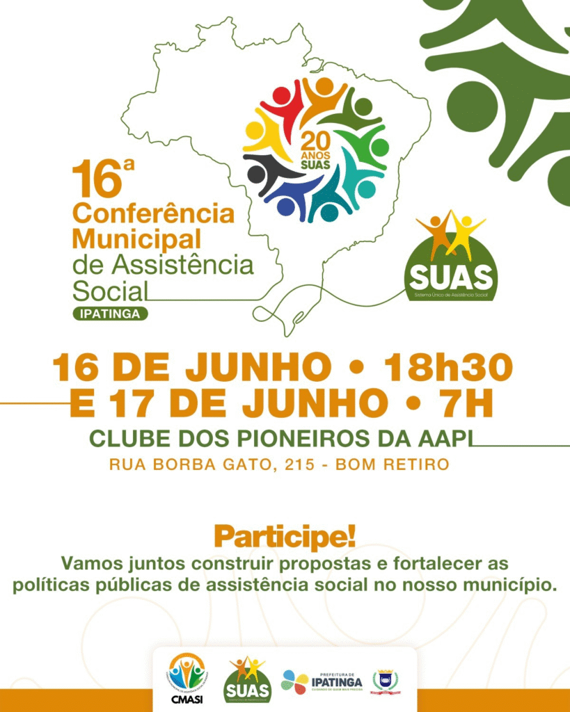 Ipatinga realiza 16ª Conferência Municipal de Assistência Social na próxima segunda e terça-feira 4 image 220
