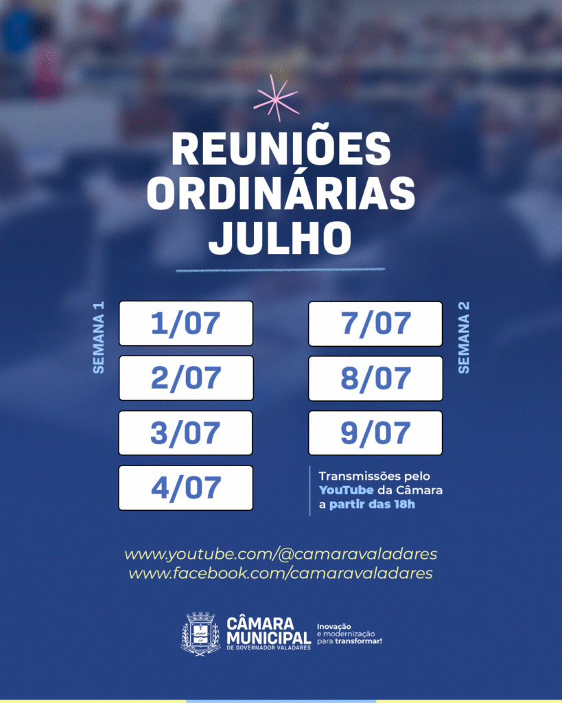 Câmara de Valadares inicia julho e apresenta o balanço dos seis primeiros meses da Mesa Diretora 1 image 365