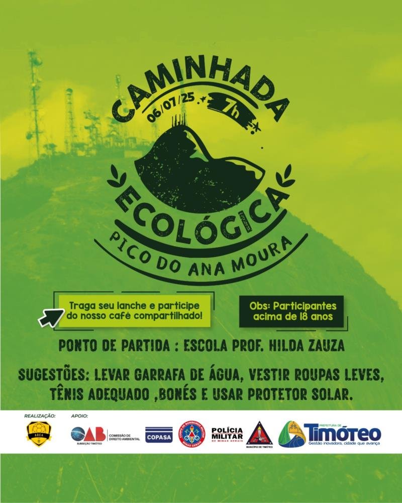 Timóteo promove 2ª Caminhada Ecológica ao Pico do Ana Moura 1 17516244560413962304047501928499