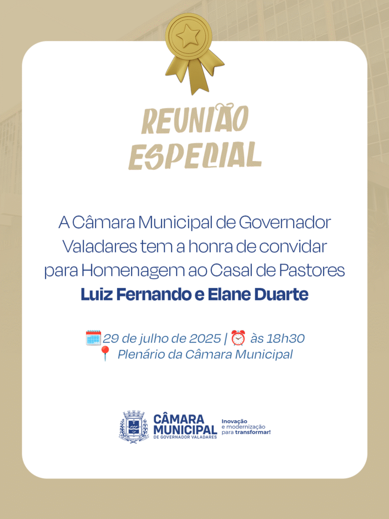 Câmara de Valadares presta homenagem a casal de pastores com trajetória de fé e serviço social 1 image 295