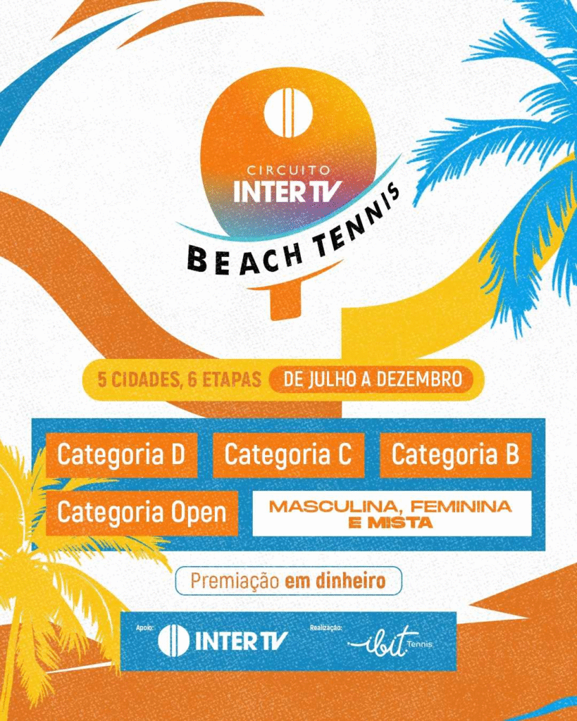 Abertas as inscrições para o Circuito Inter TV Beach Tennis 2 image 92