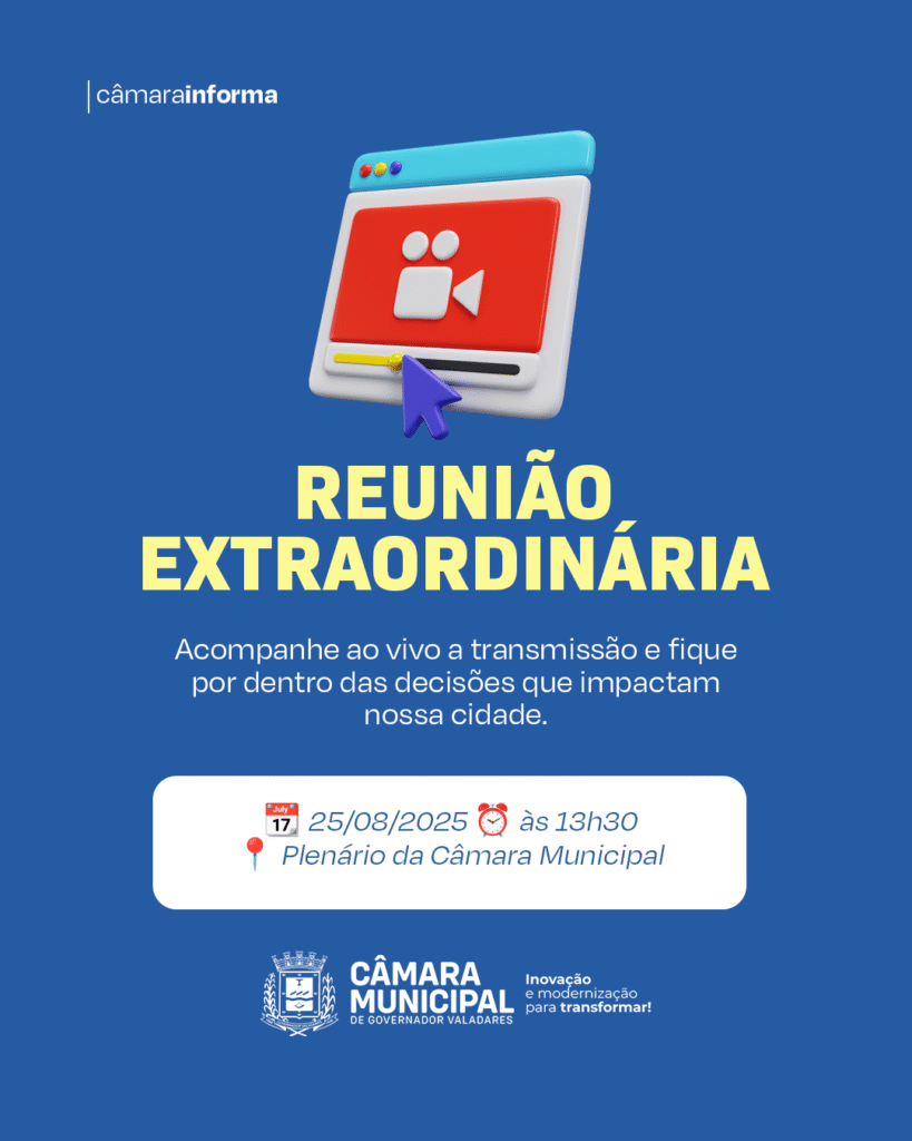 Câmara convoca Reunião Extraordinária para segunda-feira (25/08) 1 image 259