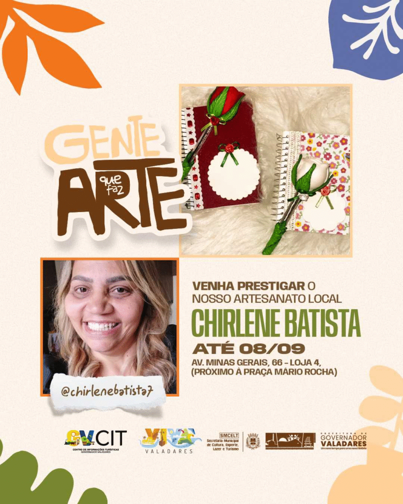 Gente Que Faz Arte: artesã Chirlene Batista expõe trabalhos no GV CIT 1 image 302