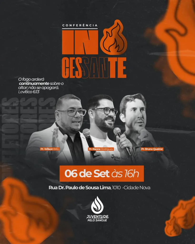 Conferência Incessante está marcada para sábado (6/9) 2 image 438