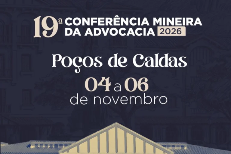 Poços de Caldas recebe a 19ª Conferência Mineira da Advocacia em novembro de 2026