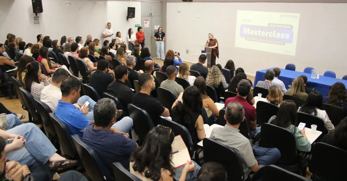 Masterclass sobre excelência na gestão docente marca retorno de professores da UNIVALE para um novo semestre letivo 1 masterclass gestão docente (5)