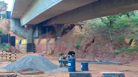 Obras no viaduto do Filadélfia avançam mais etapas 