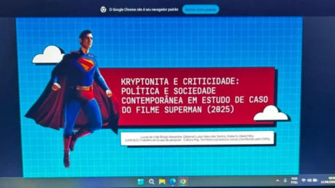 Estudante de Design Gráfico da UNIVALE apresenta trabalho sobre Superman no Intercom Nacional 1 Estudante de Design Gráfico da UNIVALE apresenta trabalho sobre Superman no Intercom Nacional