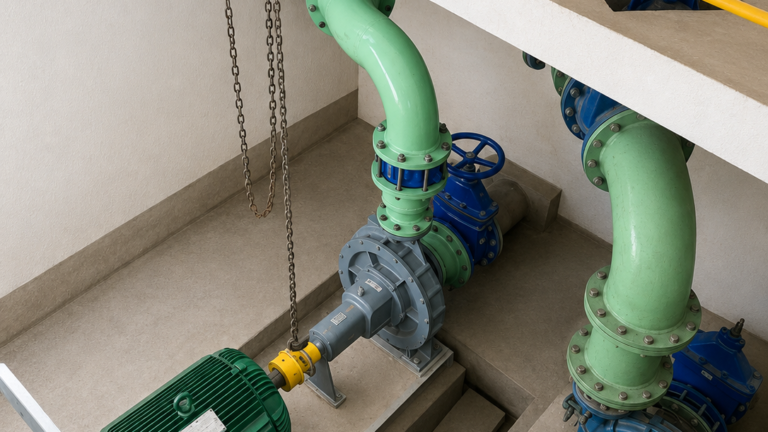 Águas de Valadares faz melhorias no sistema de abastecimento do Elvamar 2 Novo conjunto de bombas